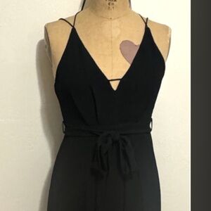 LUXELL SPAGHETTI JUMPSUIT